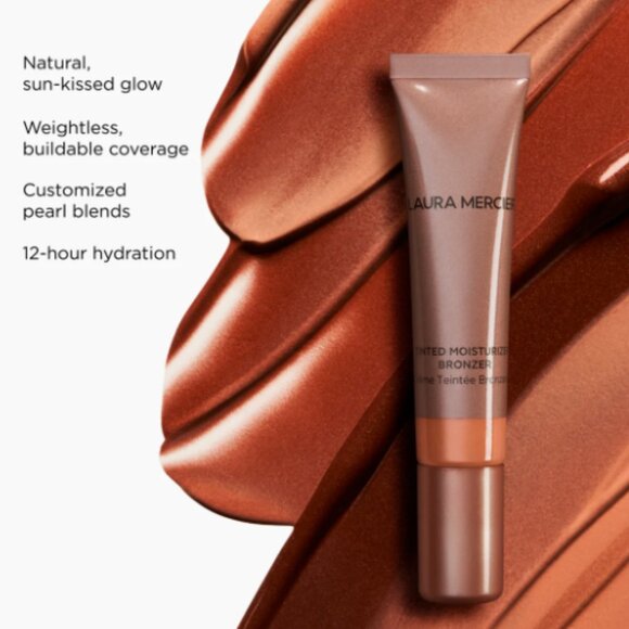 Laura Mercier Tinted Moisturizer Bronzer 03 Sunbeam 15ml Full Size New - Picture 9 of 9